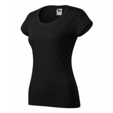 Malfini 161 Malfini Viper környakas női póló Fekete - 2XL