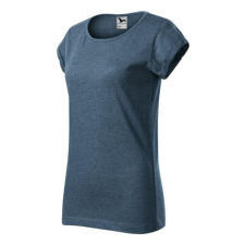 Malfini 164 Malfini Fusion női póló sötétdenim melírozott - 2XL munkaruha