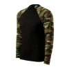 Malfini 166 Malfini Camouflage LS pólók unisex barna terepszín