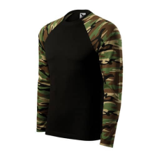 Malfini 166 Malfini Camouflage LS pólók unisex barna terepszín munkaruha