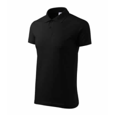 Malfini 202 Malfini Single J. Férfi galléros póló Fekete - M