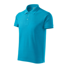 Malfini 212 Cotton galléros férfi póló türkiz színben