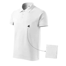 Malfini 212 Malfini Cotton galléros férfi póló Fehér - XL