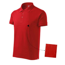 Malfini 212 Malfini Cotton galléros férfi póló Piros - XL munkaruha
