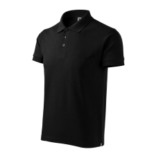 Malfini 215 Cotton Heavy galléros férfi póló fekete színben munkaruha