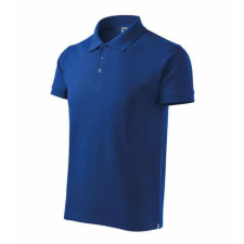 Malfini 215 Malfini Cotton Heavy férfi galléros póló Királykék - XL munkaruha