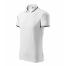 Malfini 219 Malfini Férfi Urban galléros póló Fehér - 3XL