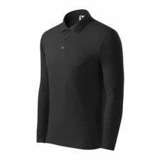 Malfini 221 Malfini Pique Polo LS galléros férfi póló ébenszürke - M munkaruha