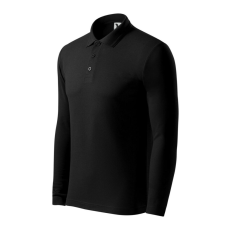 Malfini 221 Pique Polo LS galléros férfi póló fekete színben