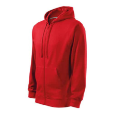 Malfini 410 Malfini Trendy Zipper férfi pulóver Piros - M munkaruha