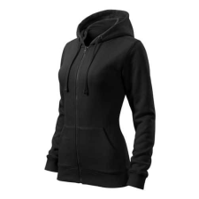 Malfini 411 Malfini Trendy Zipper női pulóver Fekete - XL munkaruha