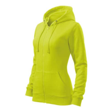 Malfini 411 Malfini Trendy Zipper női pulóver Lime - L munkaruha