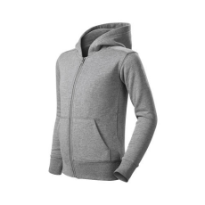 Malfini 412 Malfini Trendy Zipper gyerek felső sötétszürke melírozott