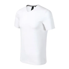 MALFINI, a.s. Action V-neck póló férfi fehér XL