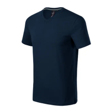 MALFINI, a.s. Action V-neck póló férfi tengerészkék S