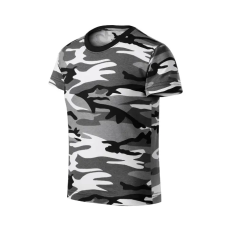 MALFINI, a.s. Camouflage póló gyerek szürke terepszín 158 cm/12 éves