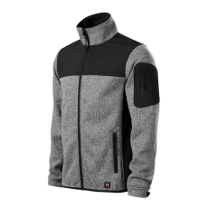 MALFINI, a.s. Casual softshell kabát férfi knit light gray L