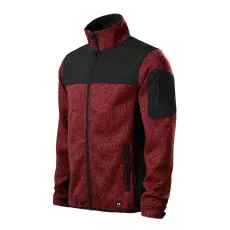 MALFINI, a.s. Casual softshell kabát férfi knit marlboro red M