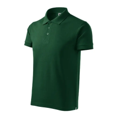 MALFINI, a.s. Cotton Heavy galléros póló férfi dark green 3XL