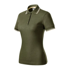 MALFINI, a.s. Focus galléros póló női military L