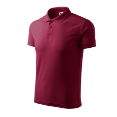 MALFINI, a.s. Pique Polo galléros póló férfi garnet M