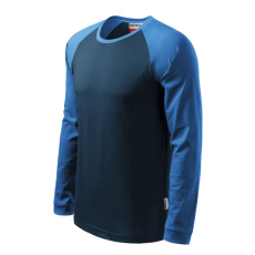 MALFINI, a.s. Street LS póló unisex tengerészkék 3XL