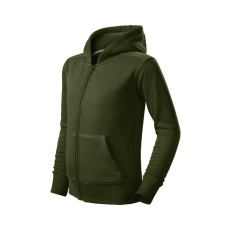 MALFINI, a.s. Trendy Zipper felső gyerek military 146 cm/10 éves