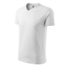 MALFINI, a.s. V-neck póló unisex fehér XL