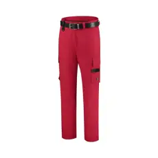 MALFINI, a.s. Work Pants Twill munkanadrág unisex piros 50