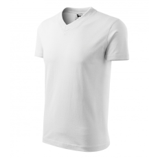 Malfini ADL102 V-nyakú póló (fehér, XXL) Malfini