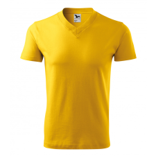 Malfini ADL102 V-nyakú póló (sárga, XXL) Malfini munkaruha