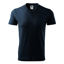 Malfini ADL102 V-nyakú póló (tengerkék, 3XL) Malfini munkaruha