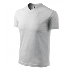Malfini ADL102 V-nyakú póló (világos szürke, XL) Malfini