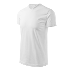 Malfini ADL111 HEAVY V-nyakú póló (fehér, XL) Malfini munkaruha