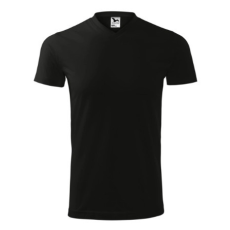 Malfini ADL111 HEAVY V-nyakú póló (fekete, 3XL) Malfini