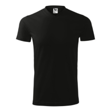 Malfini ADL111 HEAVY V-nyakú póló (fekete, 4XL) Malfini munkaruha