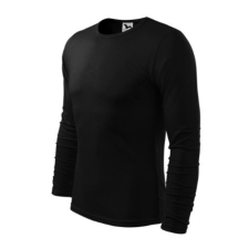 Malfini ADL119 FIT-T Hosszú ujjú férfi póló (fekete, XL) Malfini munkaruha
