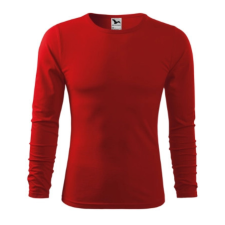Malfini ADL119 FIT-T Hosszú ujjú férfi póló (piros, XL) Malfini munkaruha