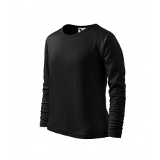 Malfini ADL121 FIT-T Hosszú ujjú gyerek póló (fekete, 146 cm/10 éves) Malfini