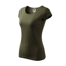 Malfini ADL122 PURE Női póló (military, L) Malfini