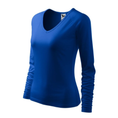 Malfini ADL127 ELEGANCE V-nyakú Női póló (királykék, XL) Malfini