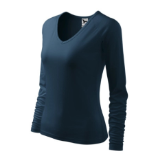 Malfini ADL127 ELEGANCE V-nyakú Női póló (tengerkék, XXL) Malfini