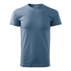 Malfini ADL129 BASIC Férfi póló (farmerkék, XS) Malfini