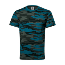 Malfini ADL144 CAMOUFLAGE Terepszínű póló (terepszín petrol kék, S) Malfini munkaruha