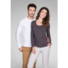 Malfini ADL155 BRAVE Hosszú ujjú Férfi Póló (fehér, 3XL) Malfini