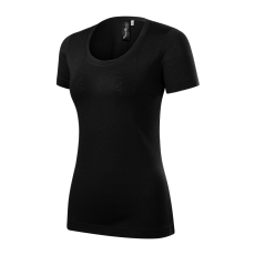 Malfini ADL158 MERINO RISE Merino Gyapjú Női Póló (fekete, M) Malfini