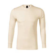 Malfini ADL159 MERINO RISE Merino Gyapjú Hosszú ujjú Férfi Póló (mandulasárga, L) Malfini munkaruha