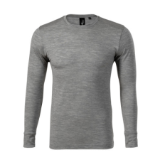 Malfini ADL159 MERINO RISE Merino Gyapjú Hosszú ujjú Férfi Póló (sötétszürke, L) Malfini munkaruha