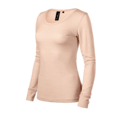 Malfini ADL160 MERINO RISE Merino Gyapjú Hosszú Ujjú Női Póló (cameo, L) Malfini