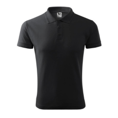 Malfini ADL203 PIQUE Galléros férfi póló (ébenszürke, 4XL) Malfini
